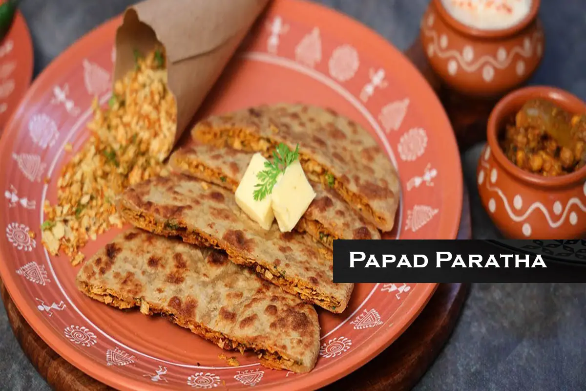 Papad Paratha Recipe