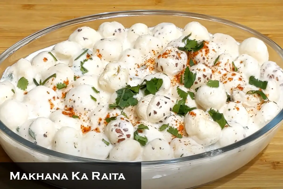 Makhana Raita Recipe in Hindi